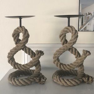 Nautical Candle Stick Holders